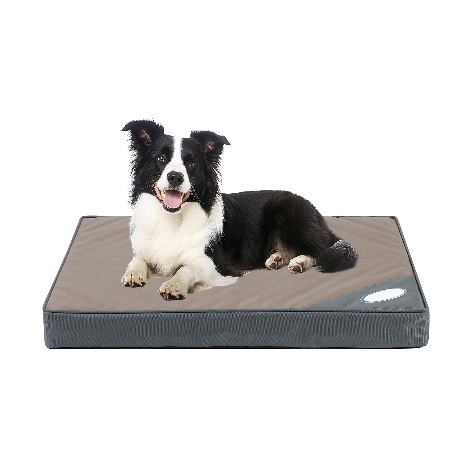 OUPEIWAWA orthopedic outdoor dog bed 36x26 ready for outdoor lounging and crate use.