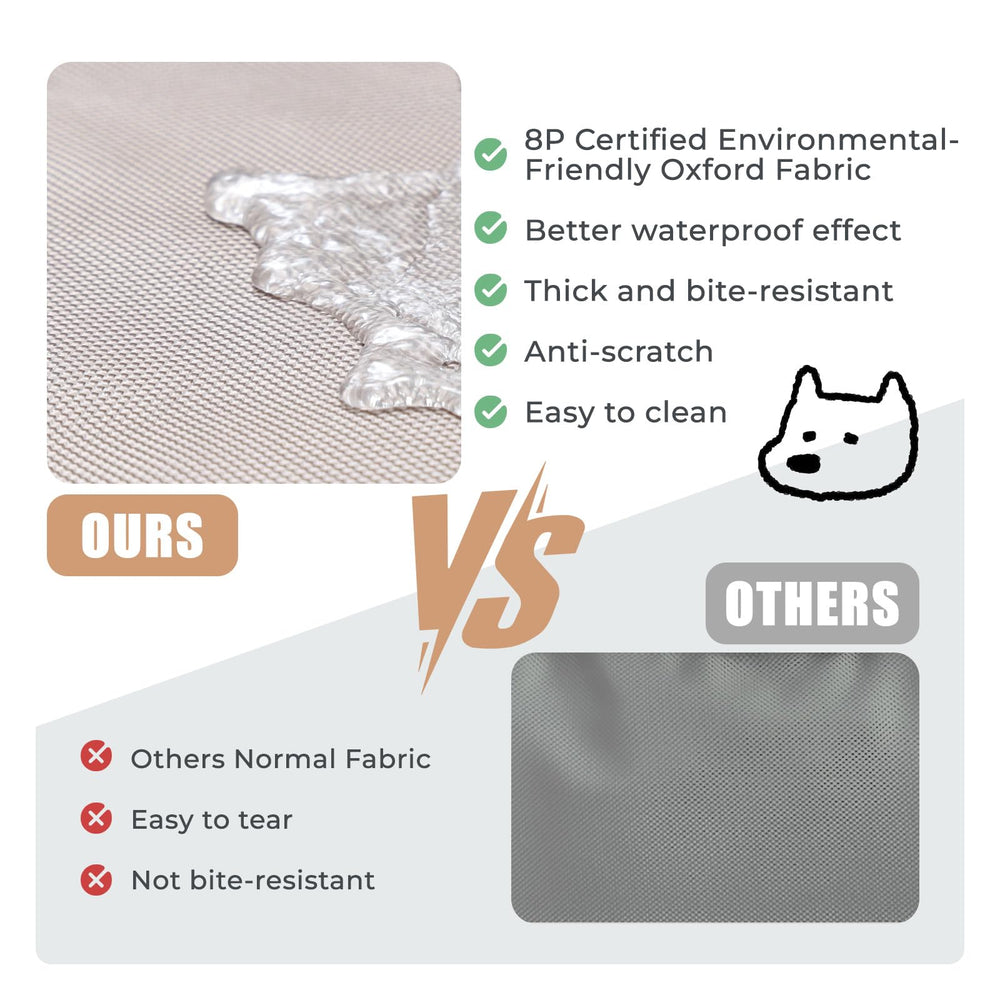 OUPEIWAWA removable waterproof cover for easy cleaning and refresh.