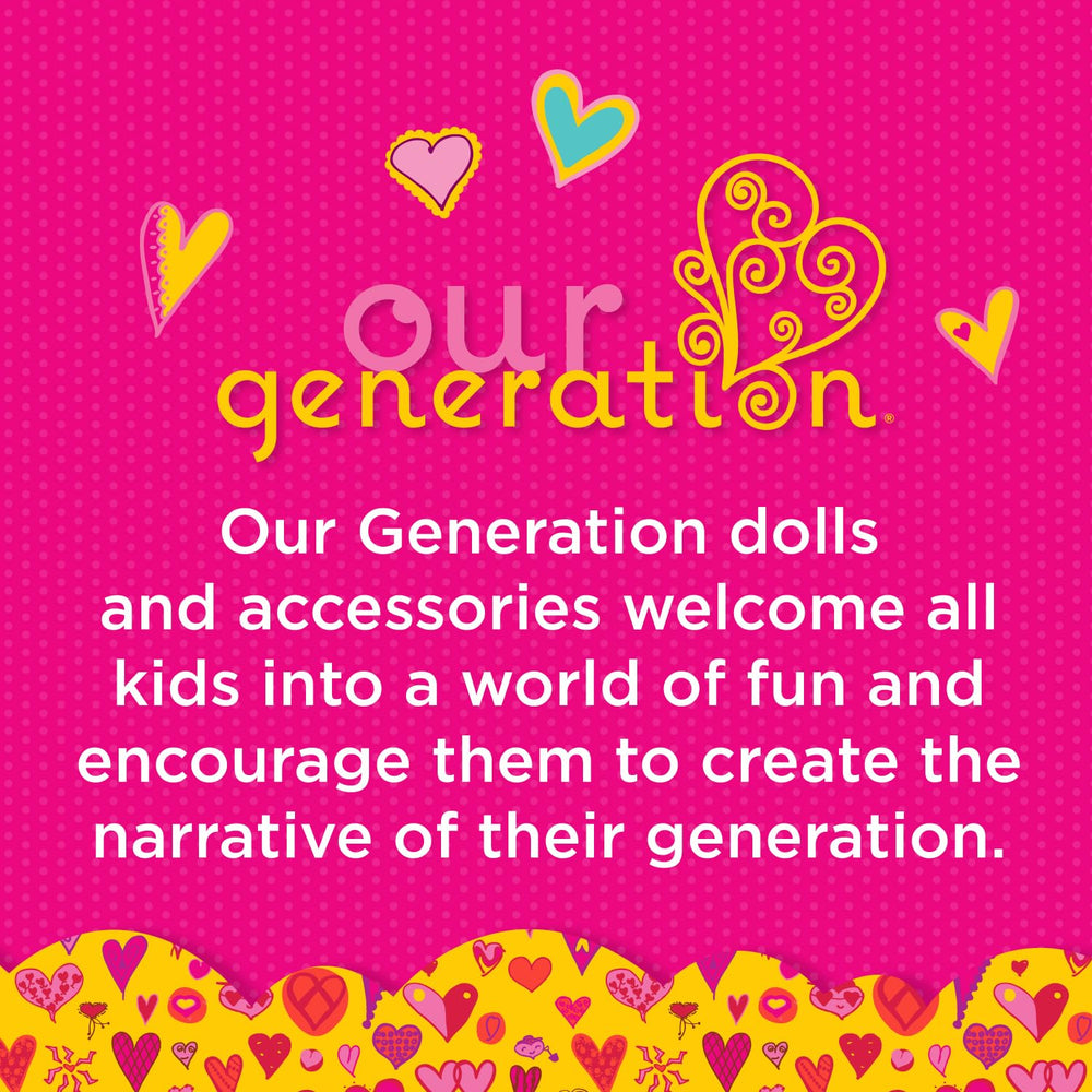 Our Generation ages 3 plus gift-ready kit encourages creative play.