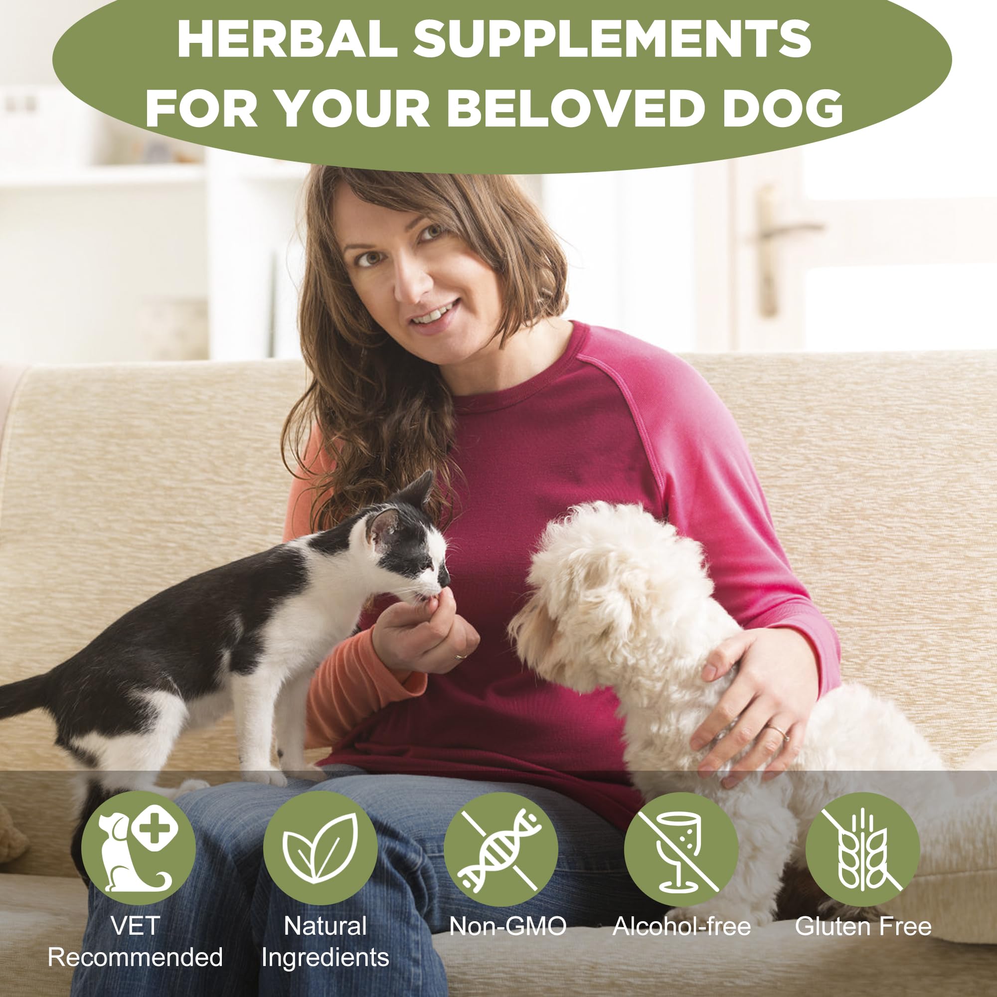 OUREA Wild Oat Seed and Ashwagandha ingredients highlighted for calming effect.