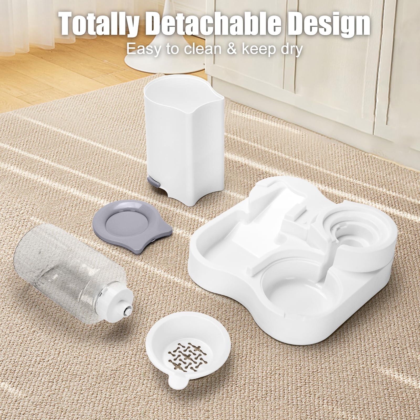 Outamateur detachable parts simplify cleaning and reassembly.
