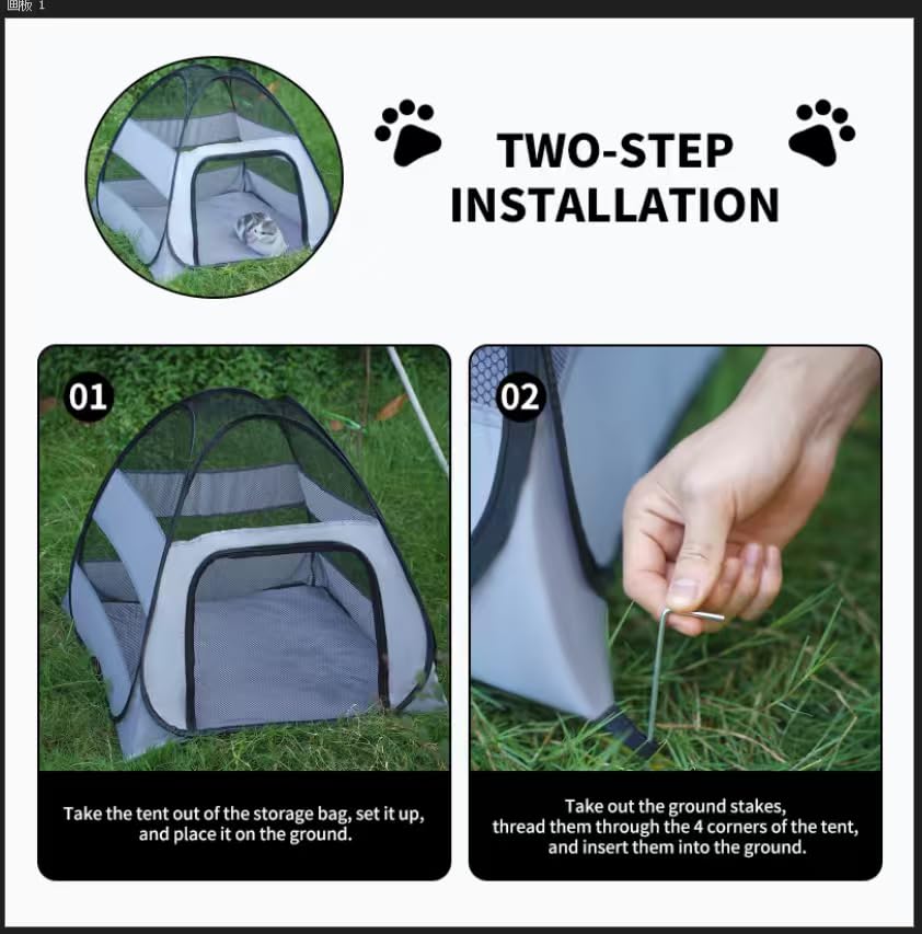 Outdoor Cat Cages multi-scene use for indoor and outdoor adventures.