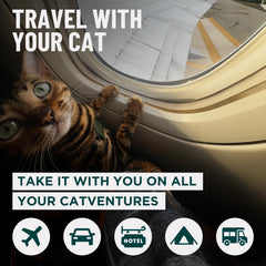 OutdoorBengal Travel Litter Bag open-fill design simplifies filling and pouring during trips.