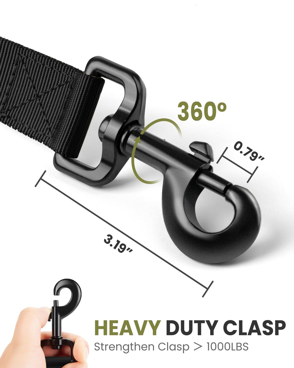 OutdoorMaster absorción de choque con diseño bungee reduce impacto