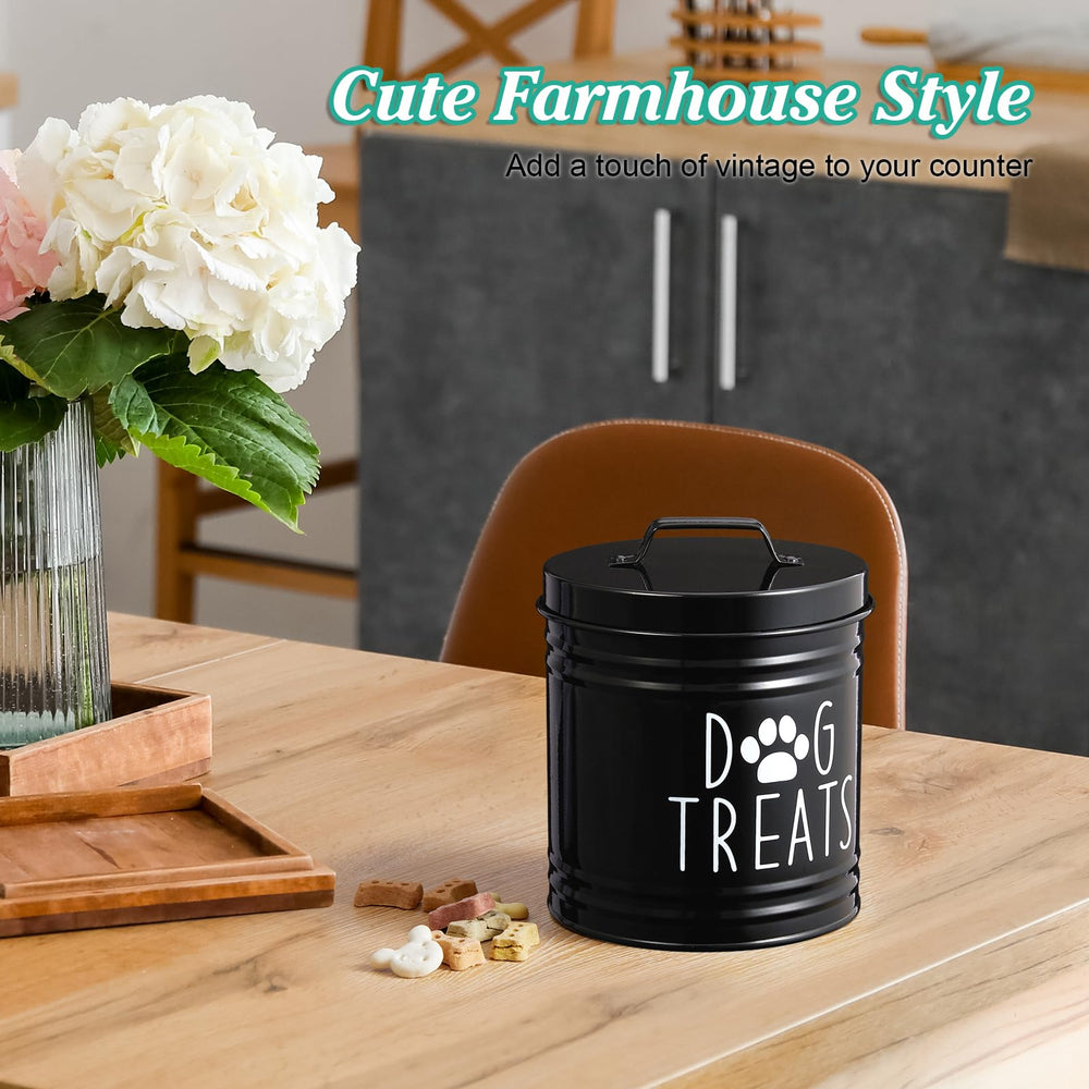 OUTNILI gift-ready dog treat container ideal for pet lovers.