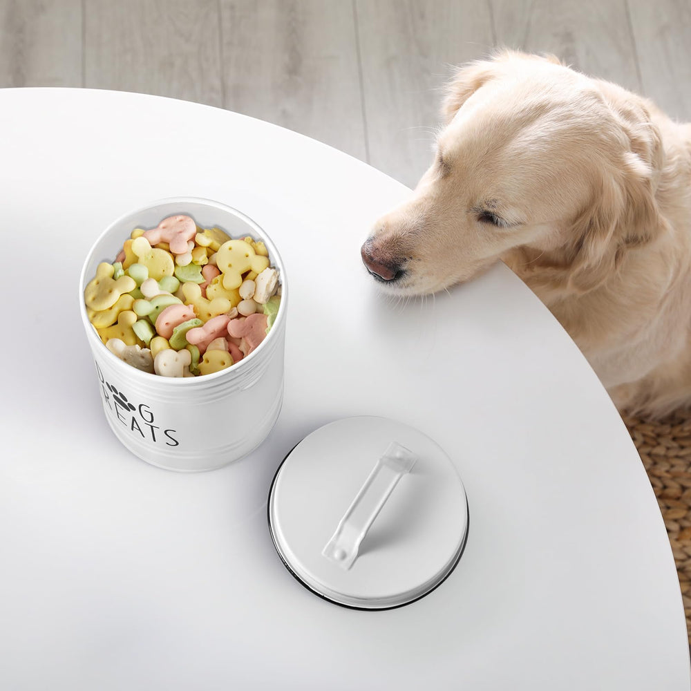 OUTNILI kitchen decor dog biscuit storage keeps counters neat and organized.