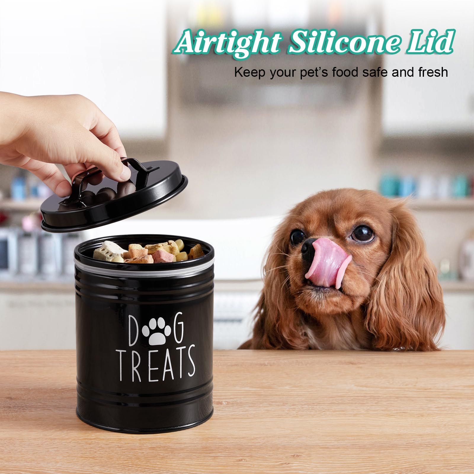 Outnili treat container with sealed lid for freshness