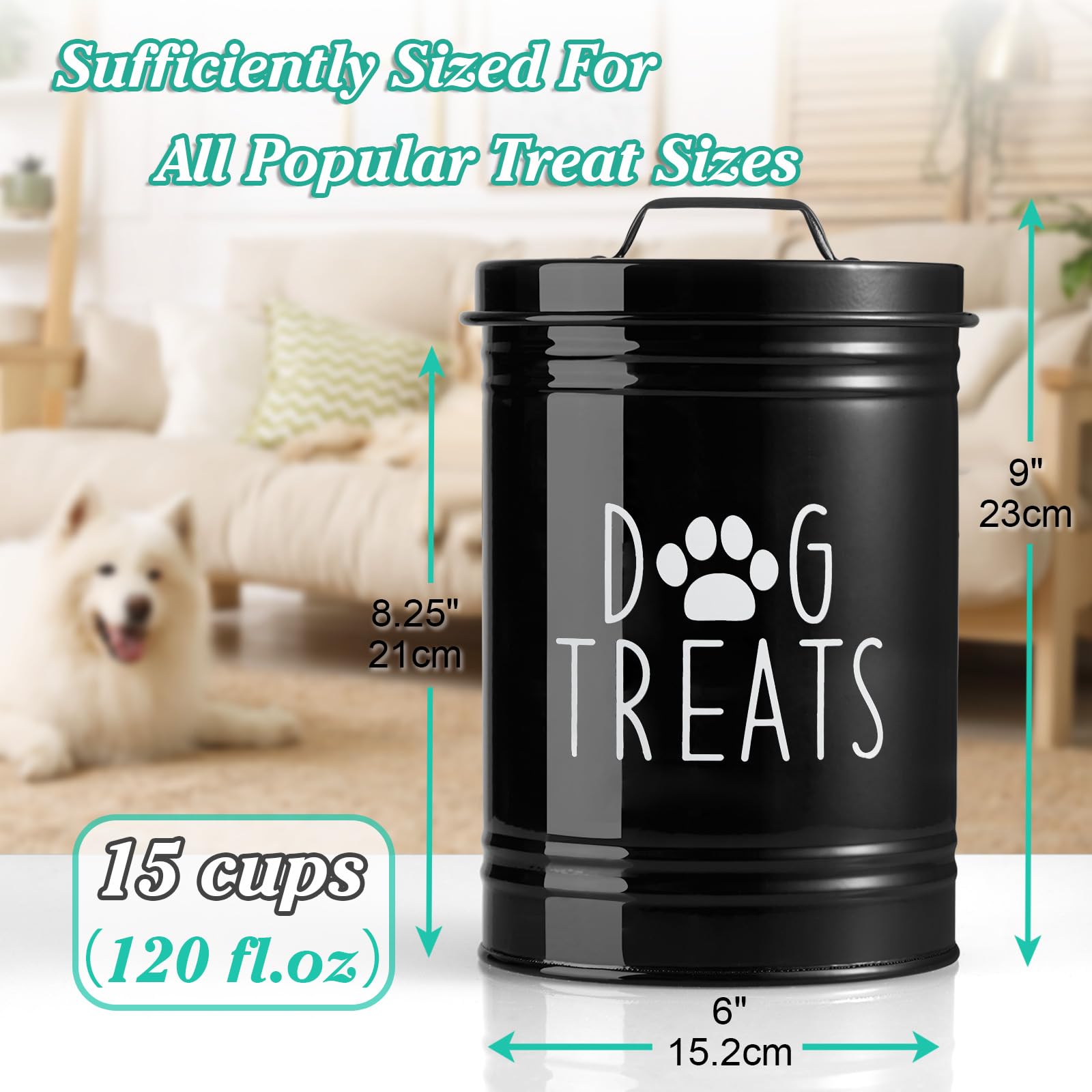 OUTNILI airtight-seal lid close-up demonstrates moisture protection for fresher treats.