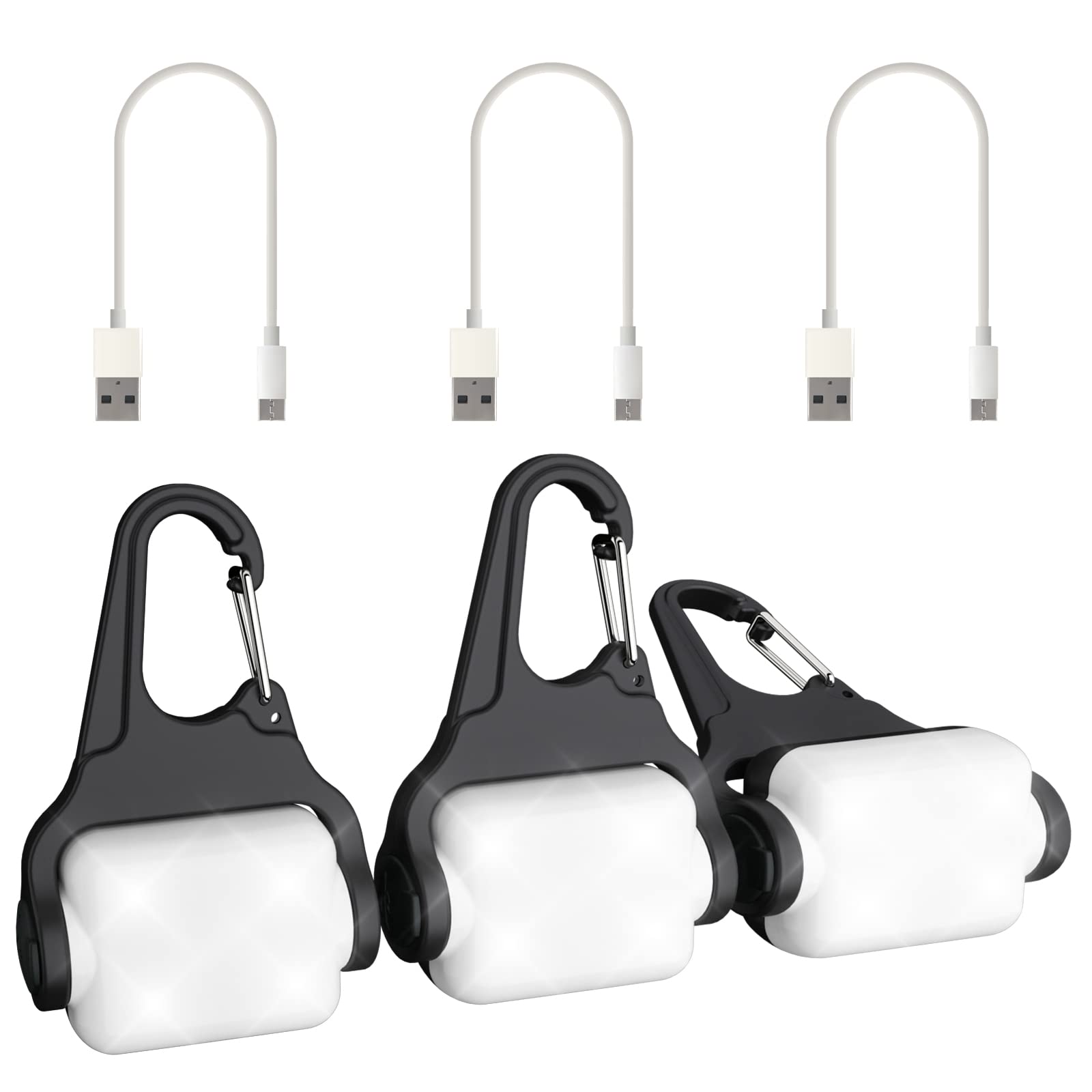 Outopest dog light clipped on collar for safe night walks.