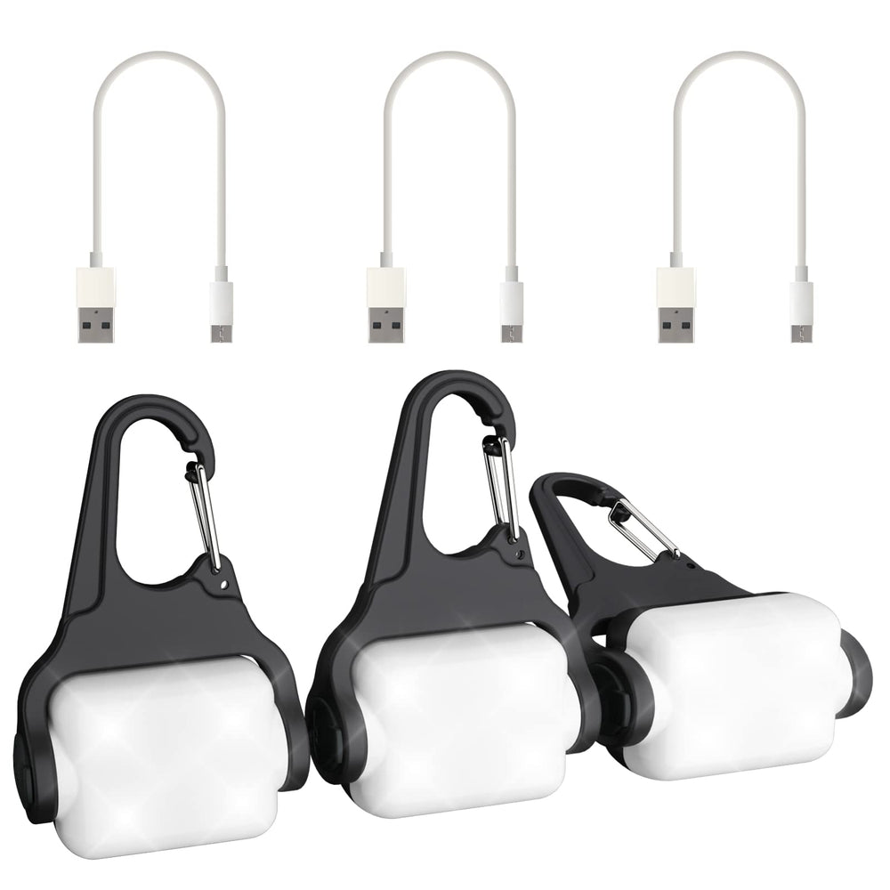 Outopest dog light clipped on collar for safe night walks.