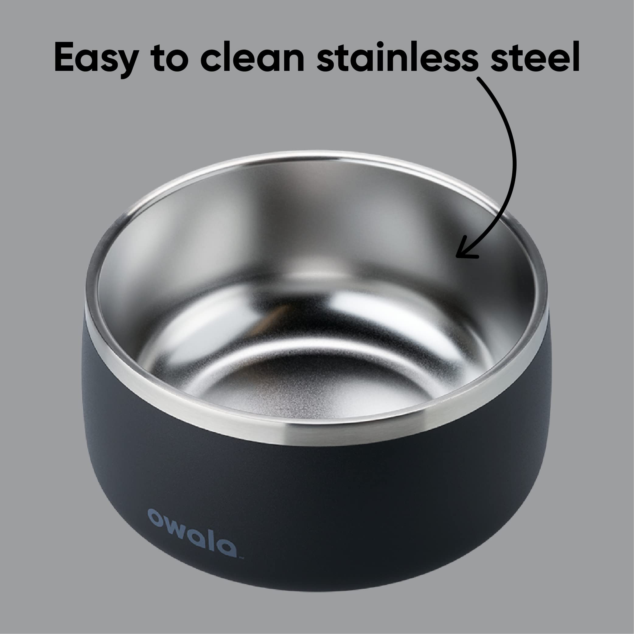 Owala 48oz capacity bowl ideal for water or meals in busy homes.