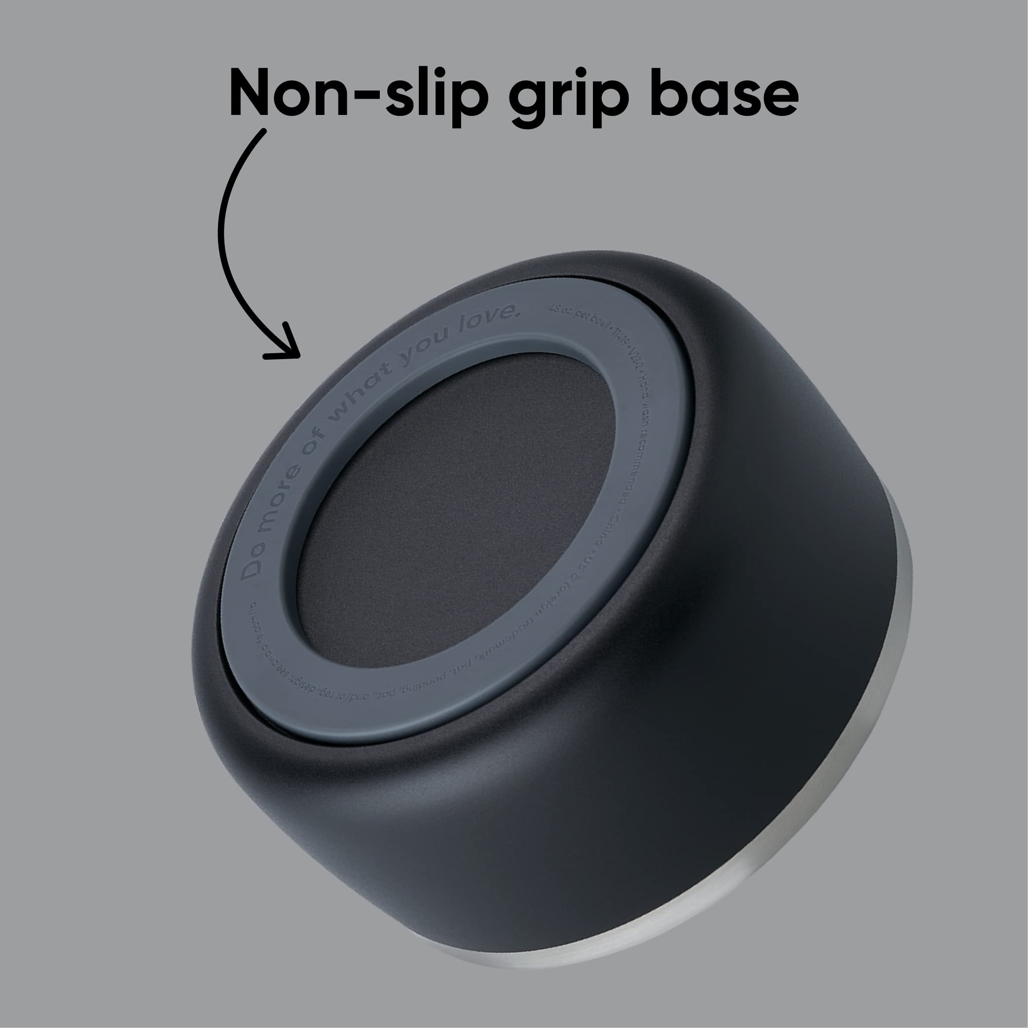 Owala pet bowl shows circular design for easy access from any angle.