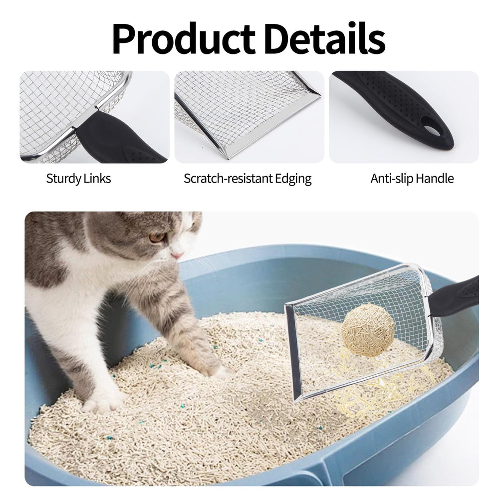 Owfeel reptile sand scooper cleans terrarium corners and bedding