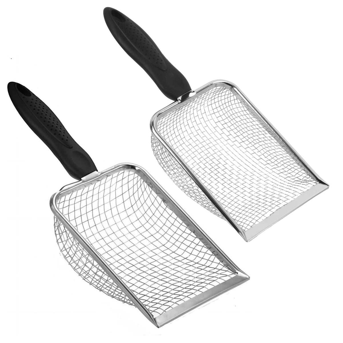 Owfeel stainless steel mesh scoop 3.8mm eases litter separation