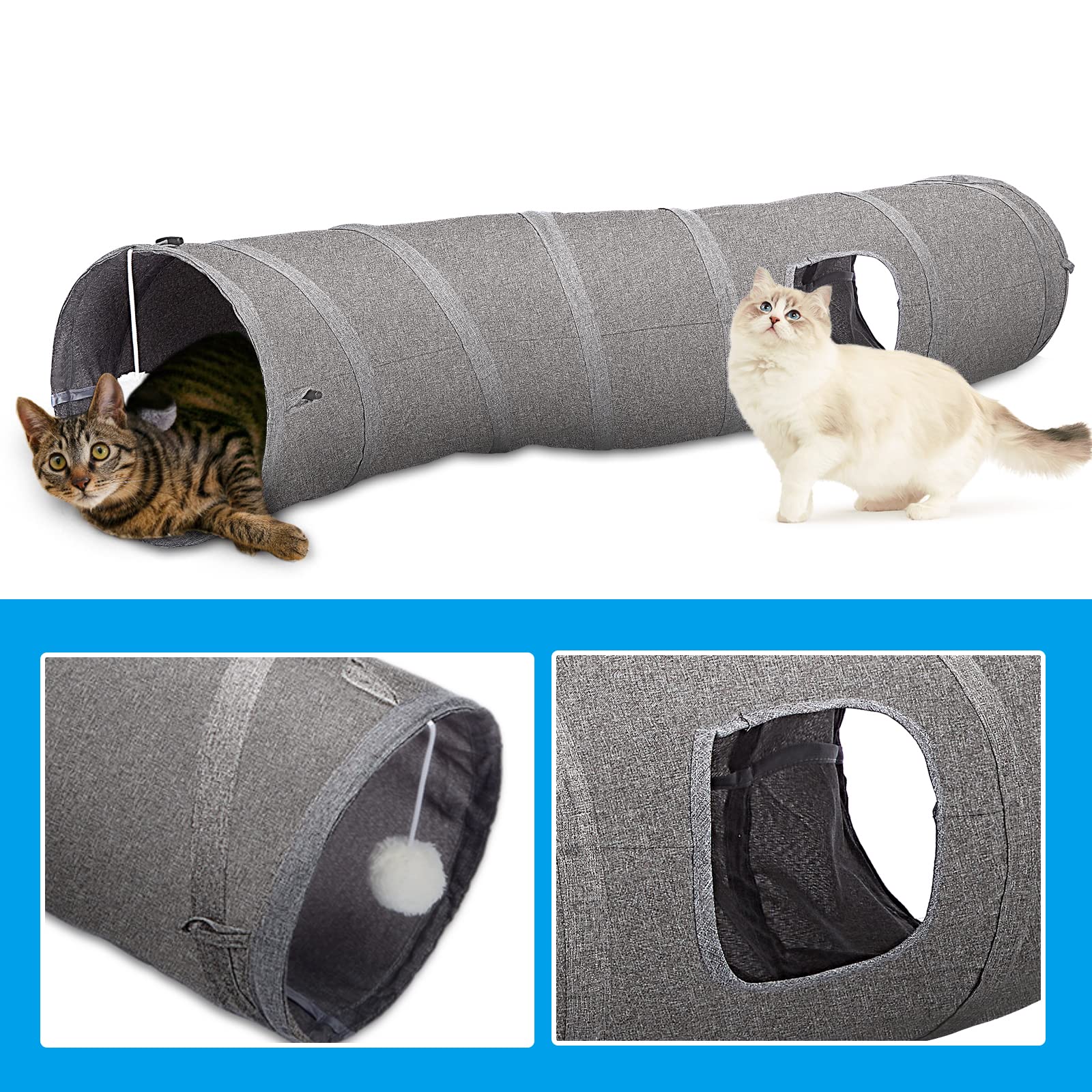 Ownpets tunnel suitable for indoor, garden, or park use.