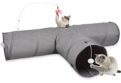 Ownpets Cat Tunnel with large diameter showing roomy passage for big cats