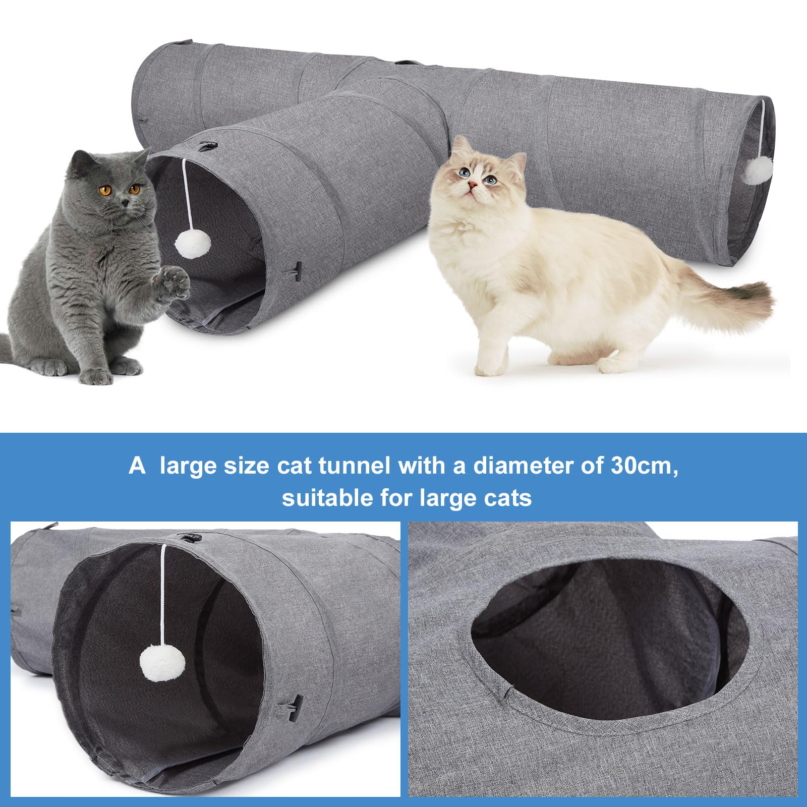 Ownpets Cat Tunnel Oxford fabric durability close-up