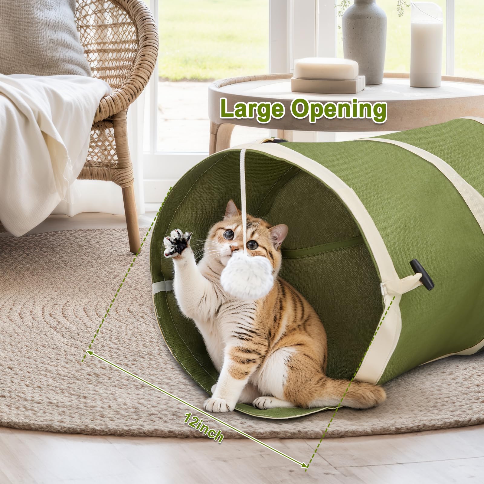 Ownpets scratch-resistant fabric - long-lasting cat tunnel
