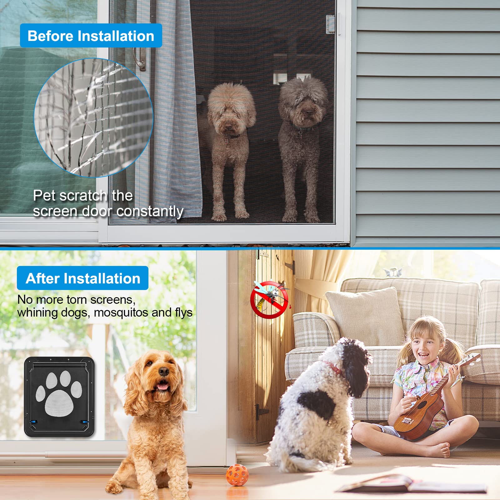 Ownpets easy-install guide demonstrates quick, tool-free setup