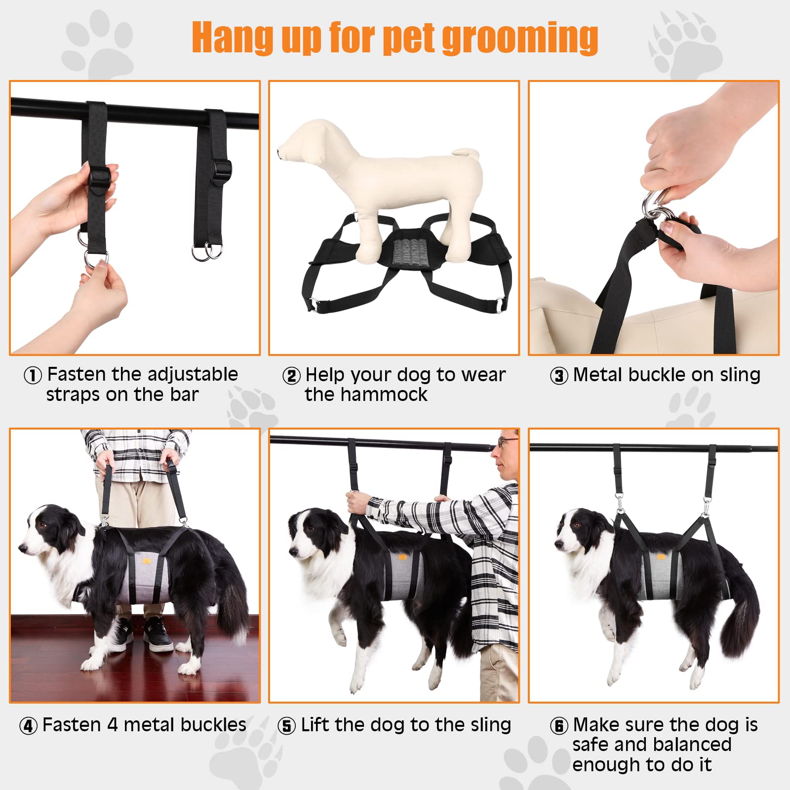 Ownpets abdomen padding detail supports gentle restraint for sensitive areas.