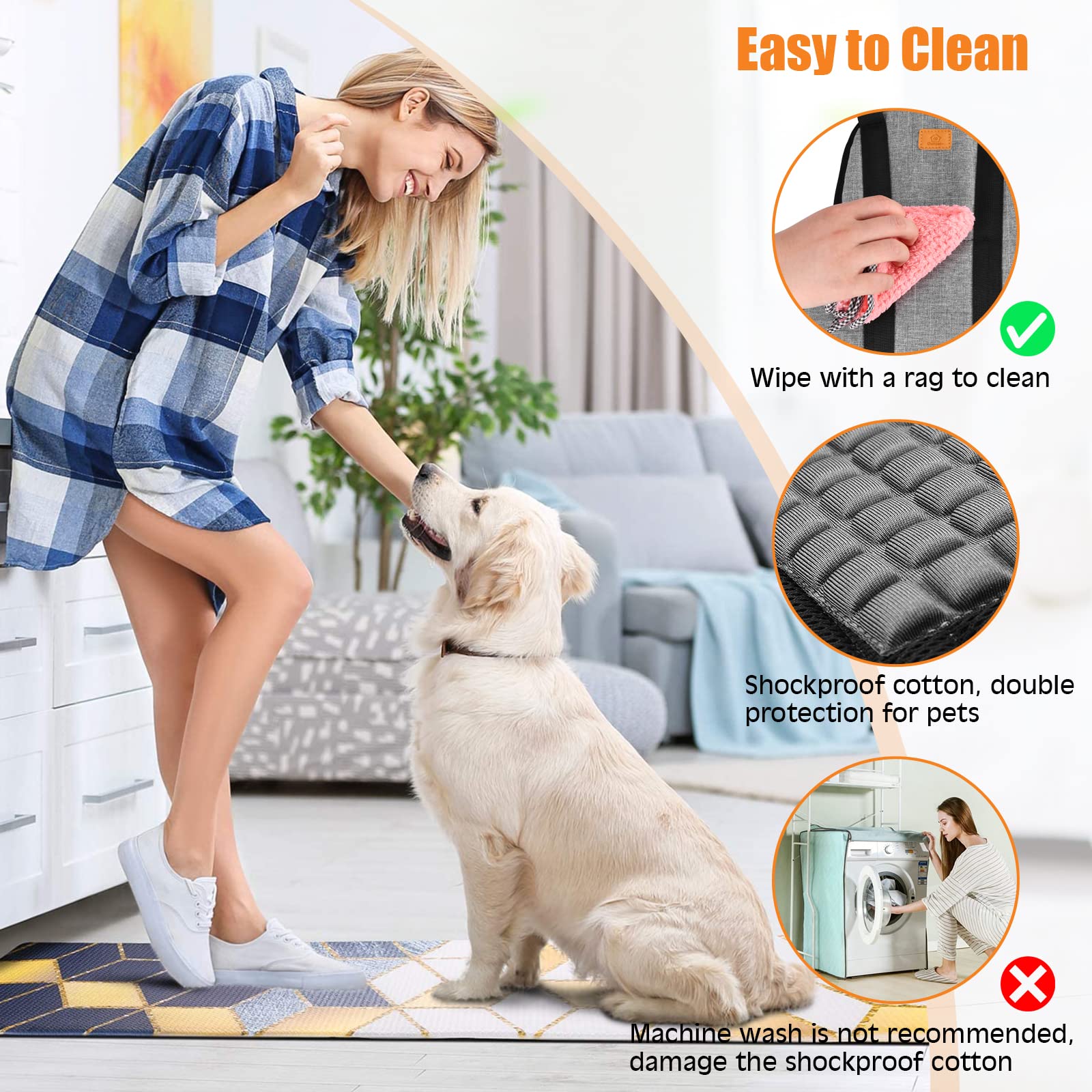 Ownpets size chart image demonstrates fit options for multiple pet sizes.