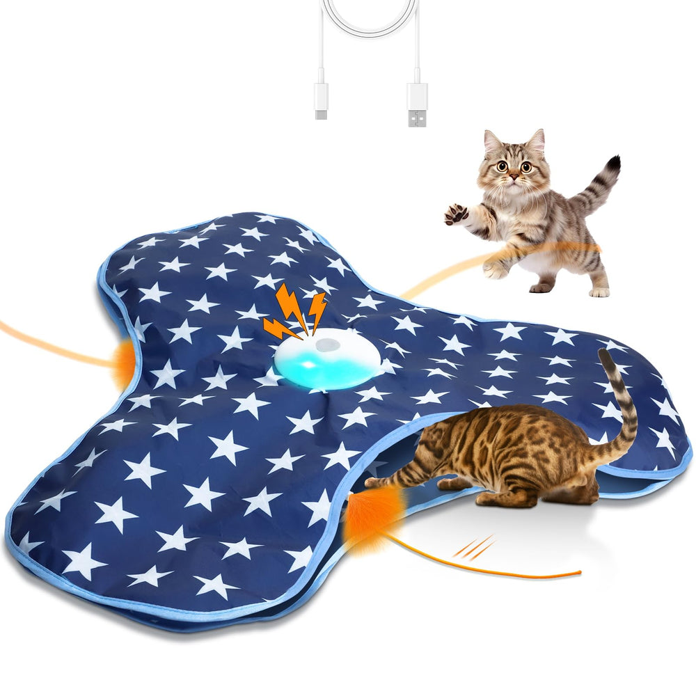 Oxawo interactive hide-and-seek chirping toy engages curiosity and exercise during play.