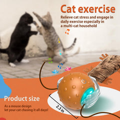 Oxawo rechargeable toy ball—charging icon signaling long play sessions on demand.