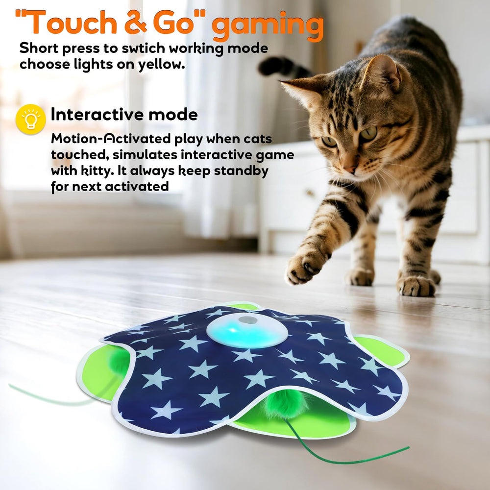 Oxawo feather wand attachment adds dynamic action for supervised sessions