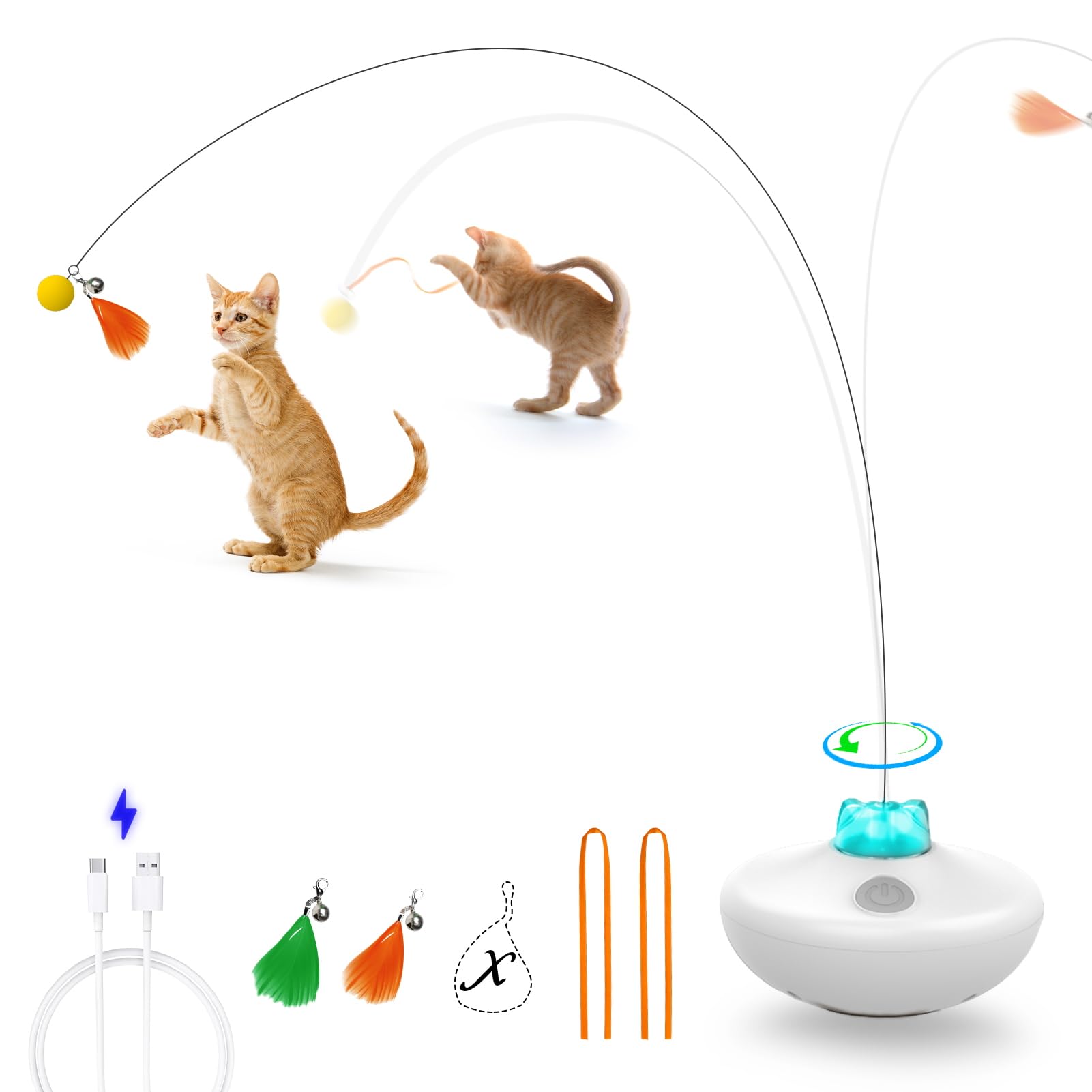 Oxawo interactive cat toys tumbler wobble boosts indoor play