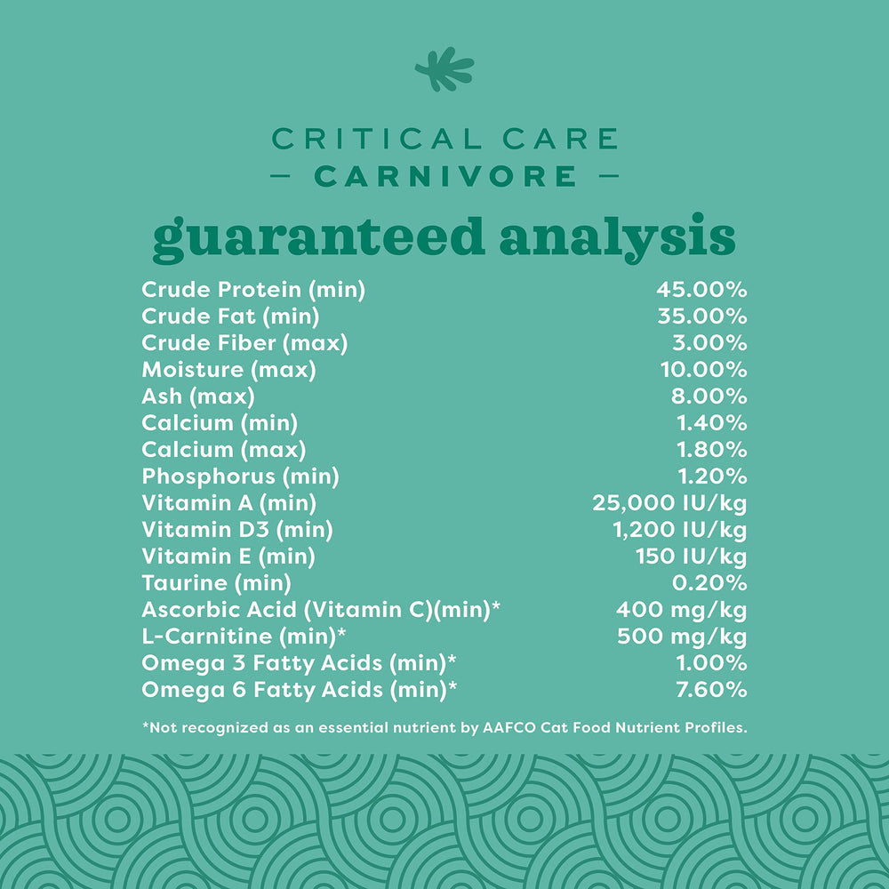 Oxbow Carnivore Care palatable-texture helps hesitant eaters try the formula.