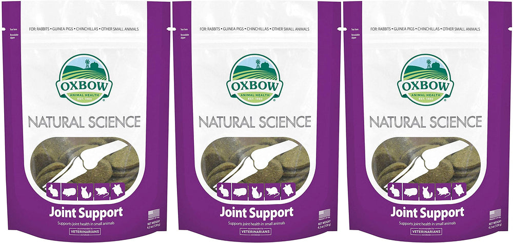 Oxbow Natural Science Joint Support wafers container promotes joint health for small pets.