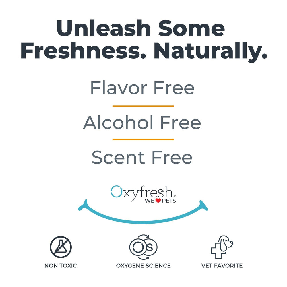 Oxyfresh Advanced Cat & Dog Breath Spray fresh-breath-result highlights longer-lasting pet confidence after meals.
