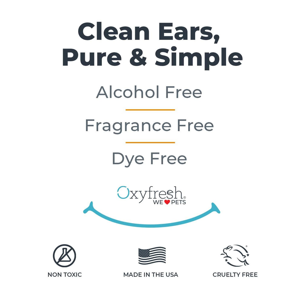 Sting-free formula keeps ears calm during cleaning