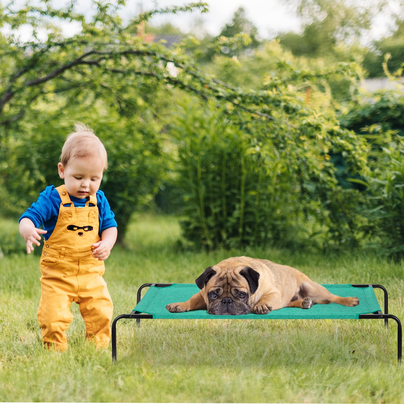 OYEAL waterproof fabric cover protects against rain and spills for easy cleaning