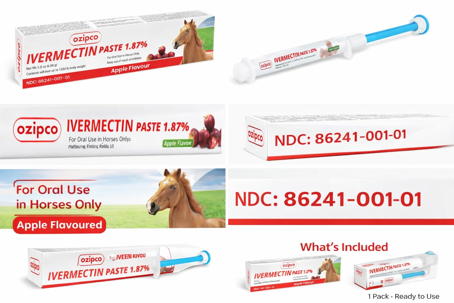 OZIPCO Ivermectine cheval, respect des consignes pour l'utilisation.