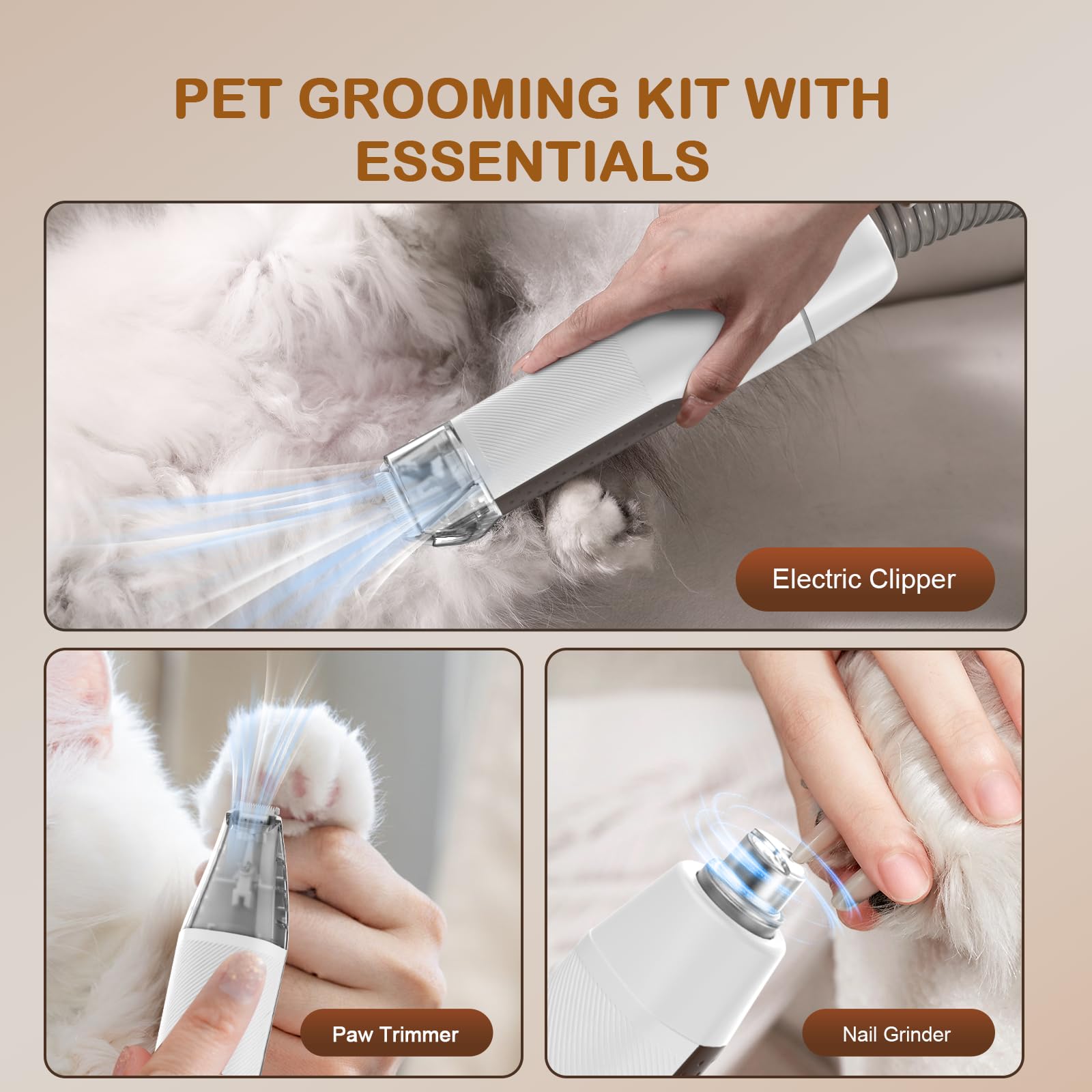 Ozumek 6 guard combs show adjustable lengths for tailored trims.