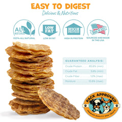 Pack Approved Chicken Chips training-use closeup shows pieces breakable for training rewards