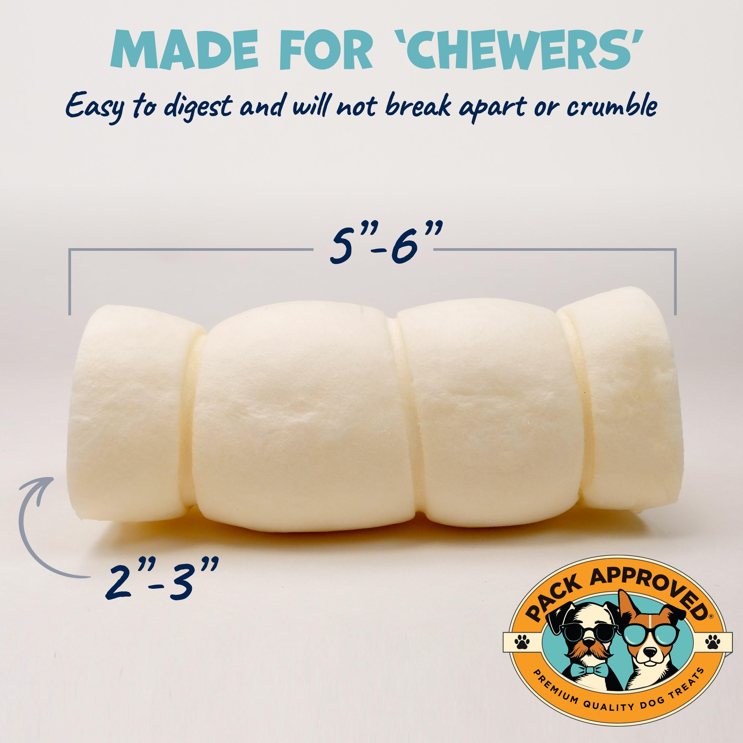 Pack Approved long-lasting chew sessions on sturdy texture.