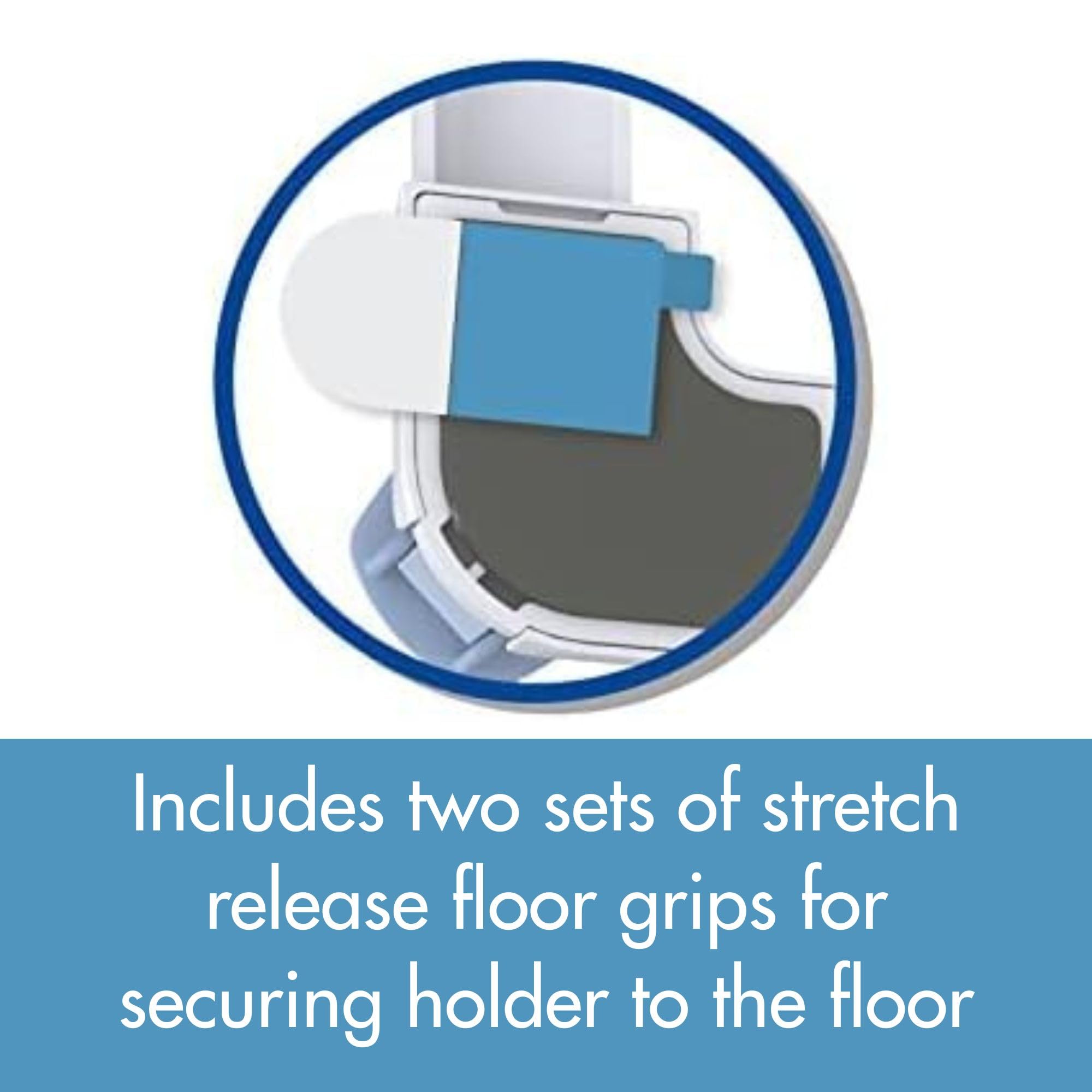 Pad Genius SureGrip floor grips anchor holder for stability