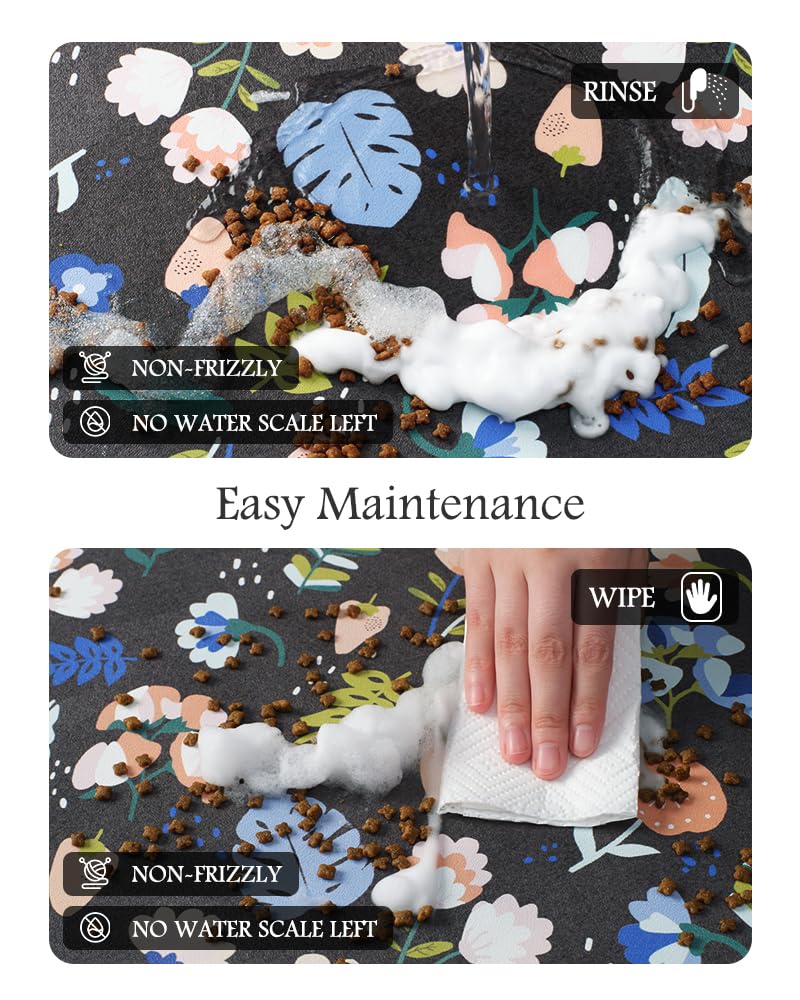 PADOOR Easy-clean roll-up mat shown ready for storage after use