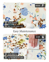 PADOOR LIGHTFLOWERS waterproof bottom protects floors from spills