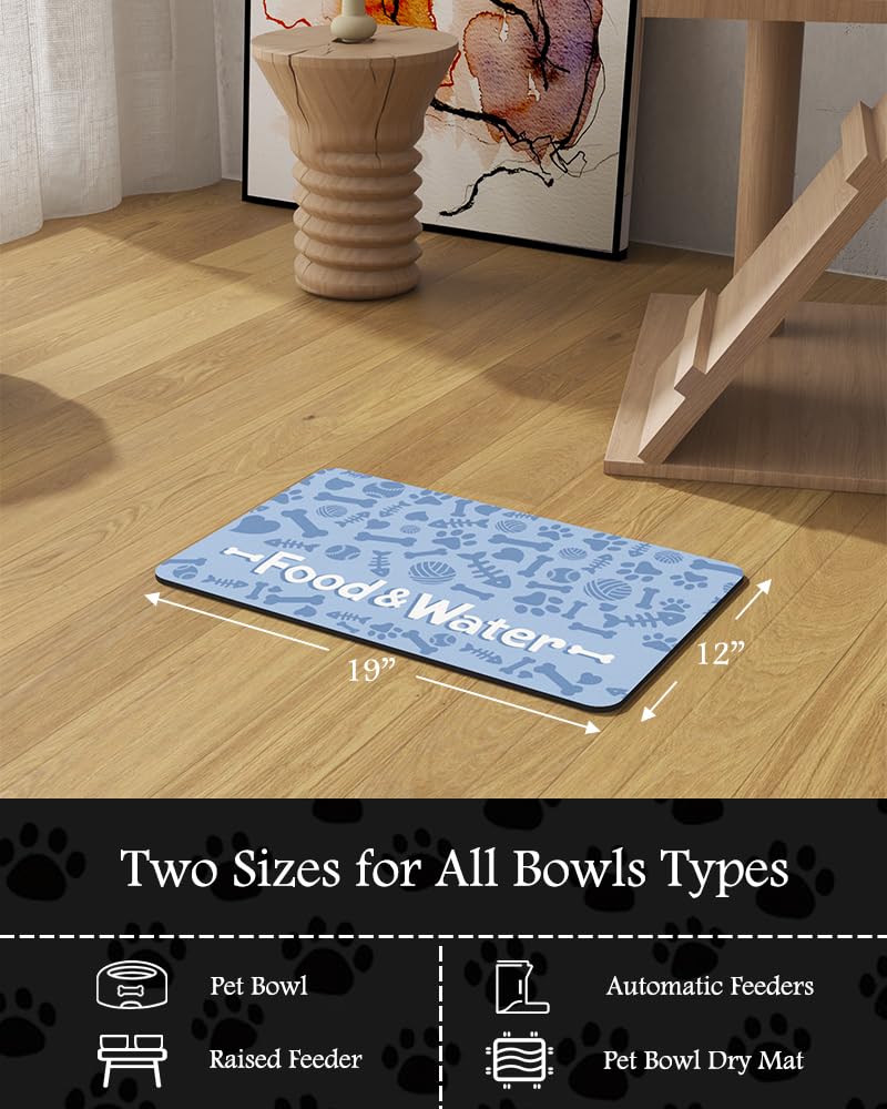 PADOOR mat suits bowls or feeders and drying use cases.