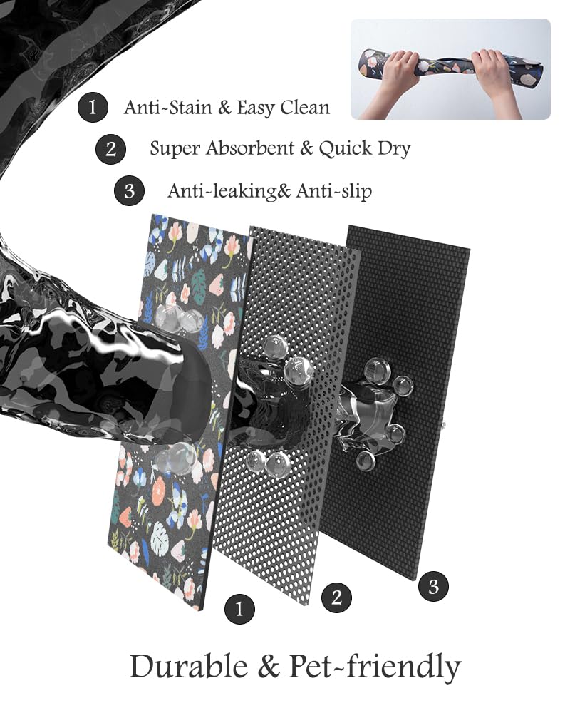 PADOOR No-stains surface resists marks from spills and pet activity