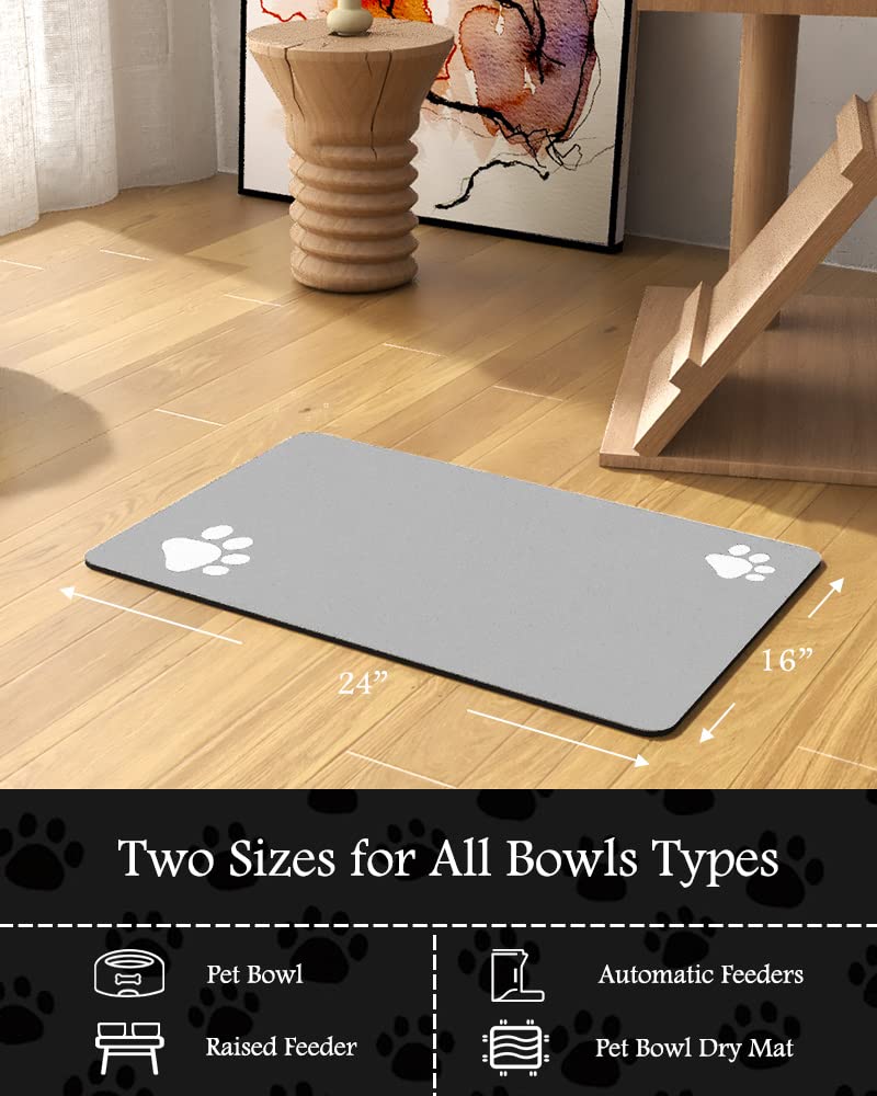 PADOOR absorbent-dry mat doubles as a bowl-drying mat.
