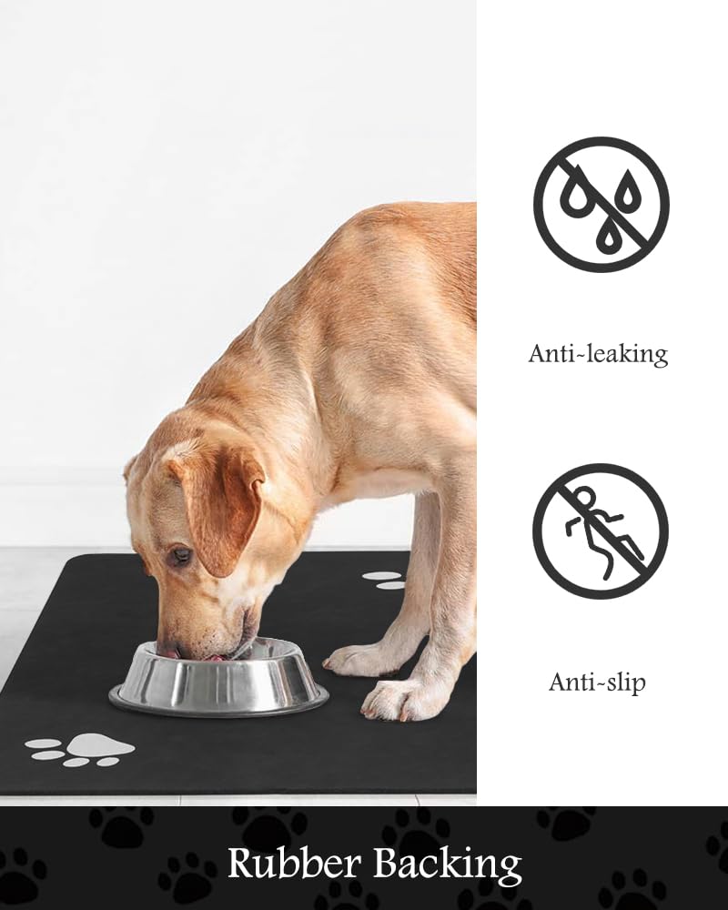 PADOOR pet feeding mat easy-clean and quick storage after use.