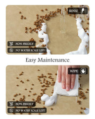 PADOOR mat no stains design resists hair and dust for a fresh look