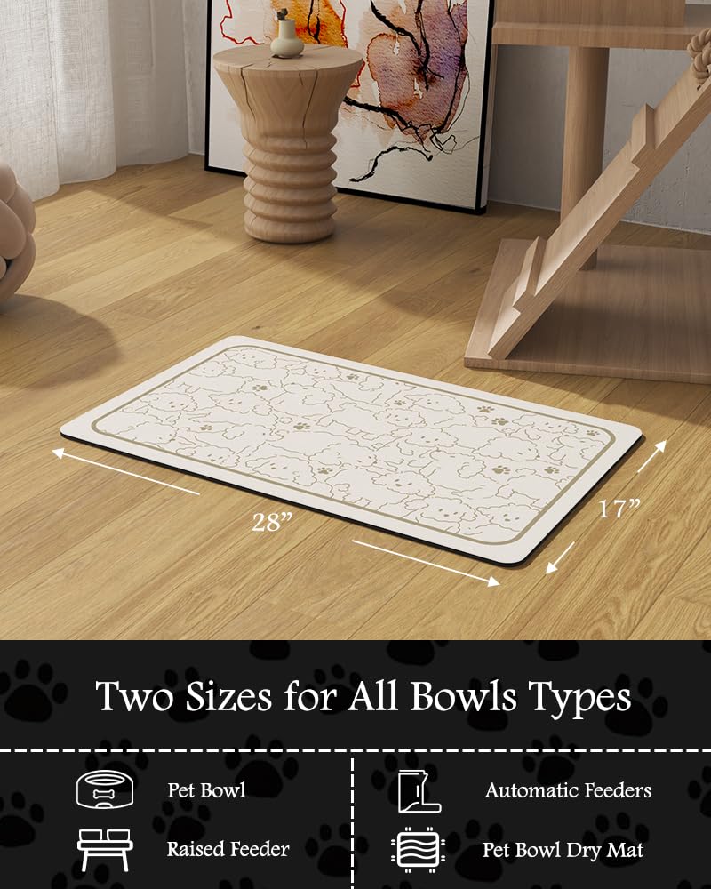 PADOOR portable drying mat for bowls ideal for travel.