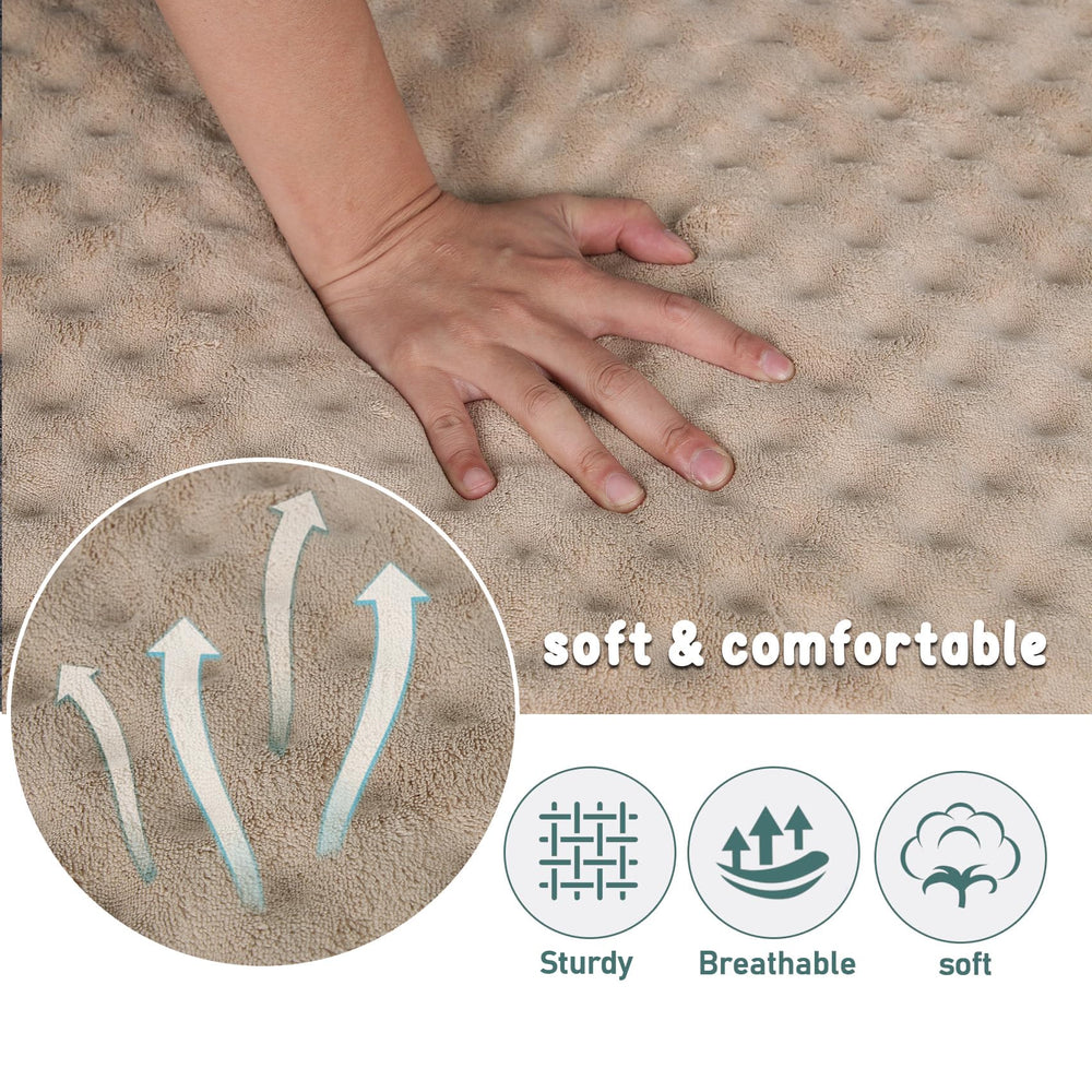 PAGGED dog crate pad bottom non-slip ensures secure placement during crate breaks.