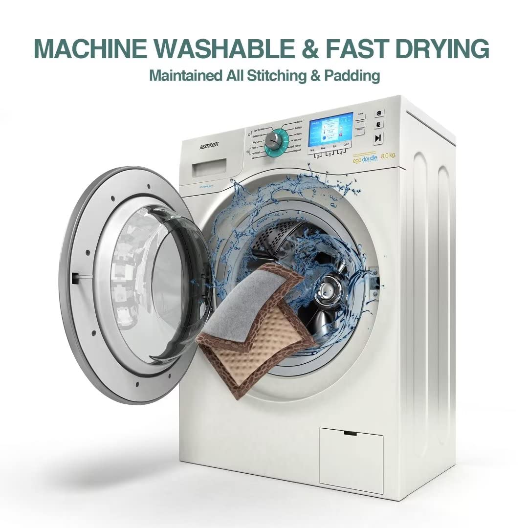 PAGGED dirt-trap surface captures muddy paws for quick cleanups.