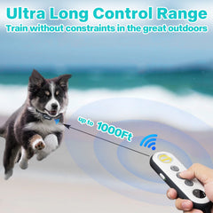 PAHOG two channel remote supports training two dogs at once